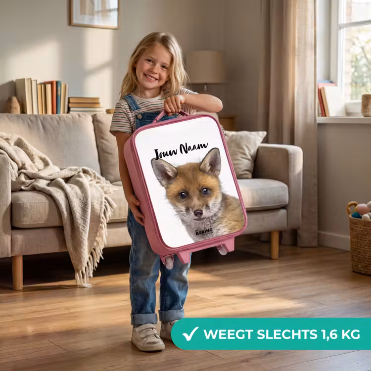 Kinderkoffer met naam - Roze - Victor Vos — 2