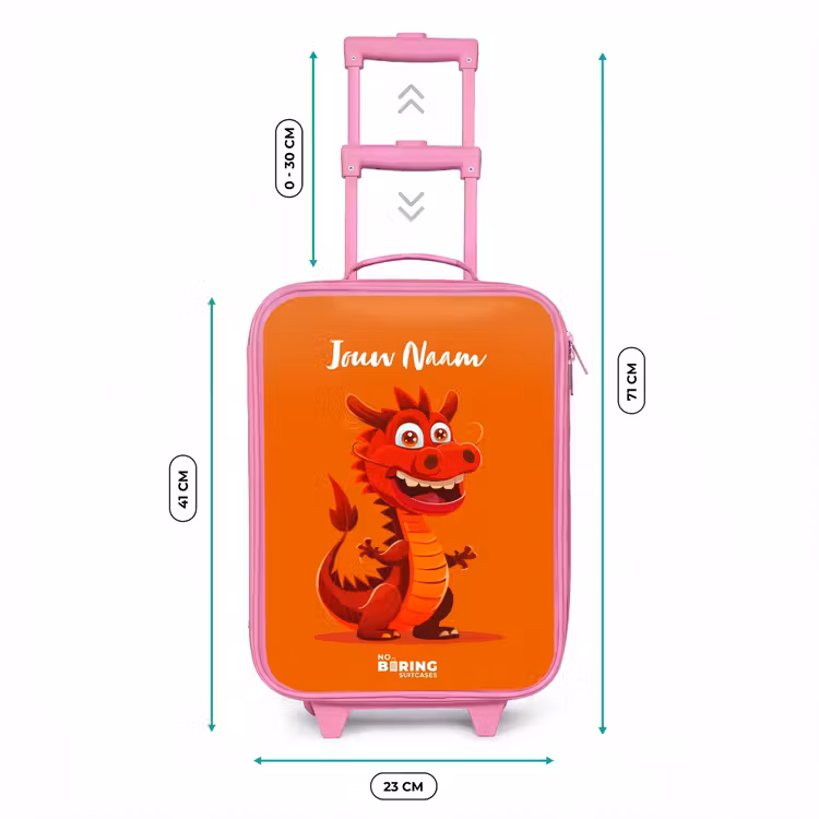 Kinderkoffer met naam - Roze - Horacio hotshot — 6