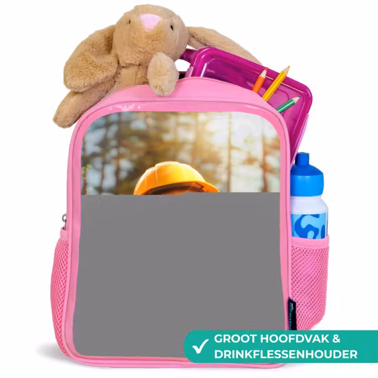 Kinderrugzak met naam - Roze - Benno Bloembouwer — 2