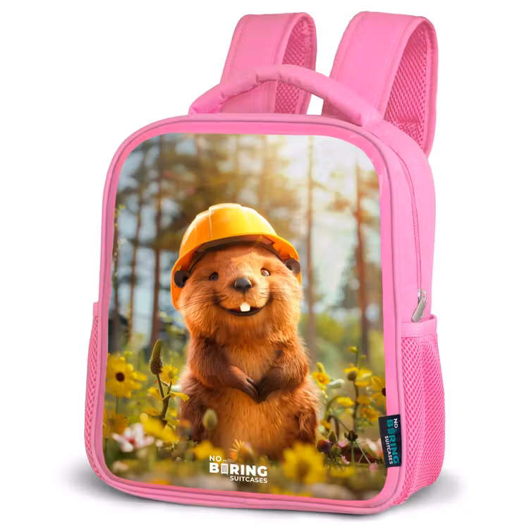 Kinderrugzak met naam - Roze - Benno Bloembouwer — 6