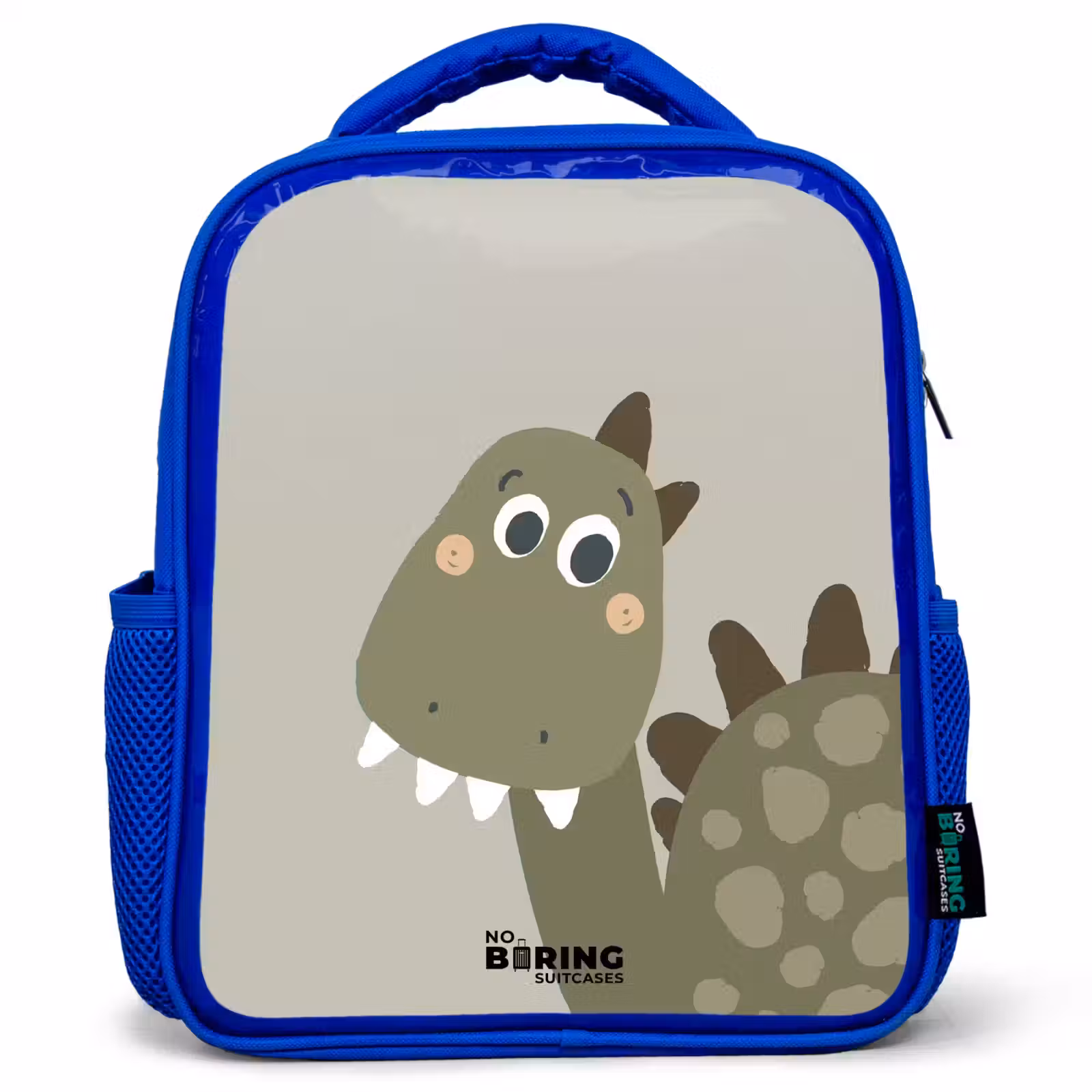 Kinderrugzak met naam - Blauw - Danny dino — 1