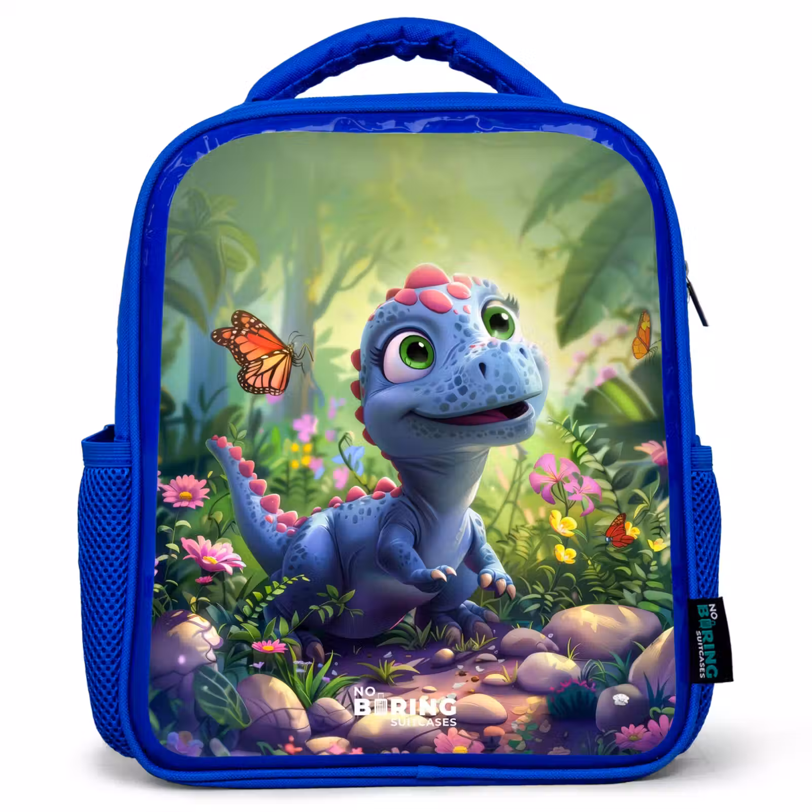 Kinderrugzak met naam - Blauw - Donny Dino β 1