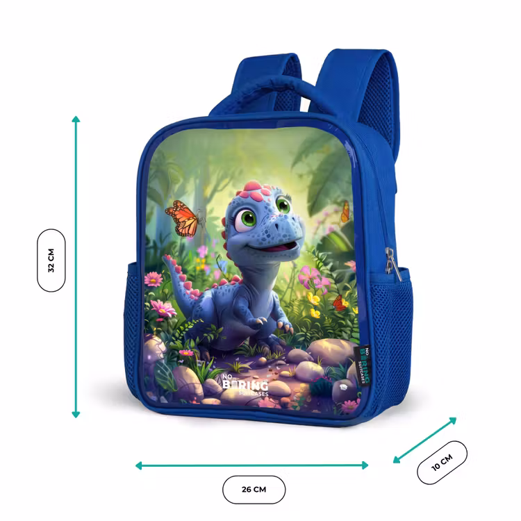 Kinderrugzak met naam - Blauw - Donny Dino β 6