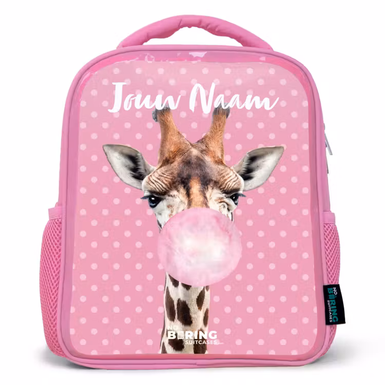 Kinderrugzak met naam - Roze - Bubblegum Billy — 1