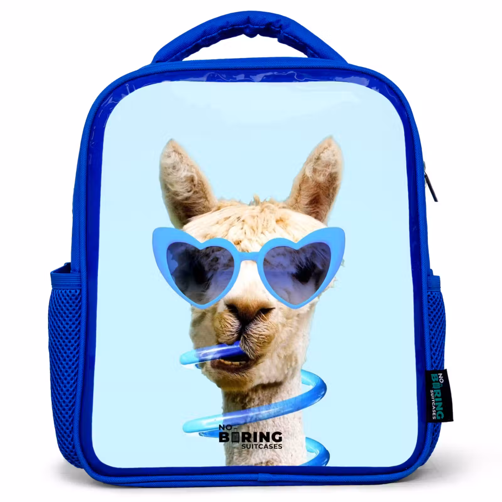 Kinderrugzak met naam - Blauw - Allard Alpaca — 1