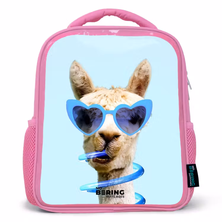 Kinderrugzak met naam - Roze - Allard Alpaca — 1