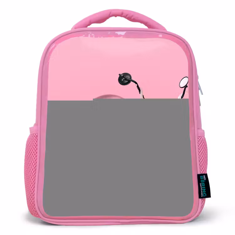 Kinderrugzak met naam - Roze - Escar-Go - Roze — 1