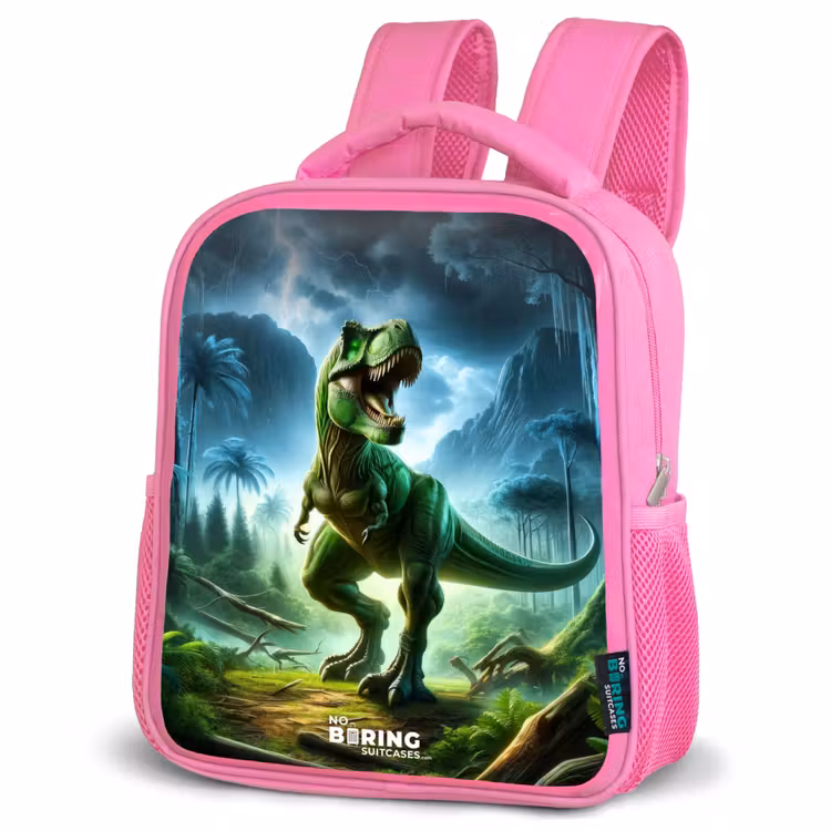 Kinderrugzak met naam - Roze - Junglosaurus — 6