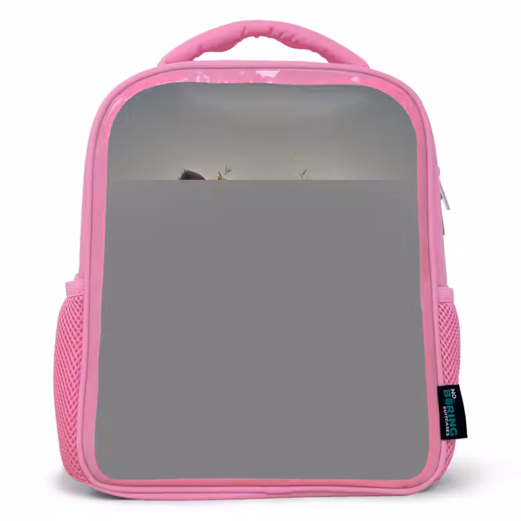 Kinderrugzak met naam - Roze - Valerie veldhertje — 1