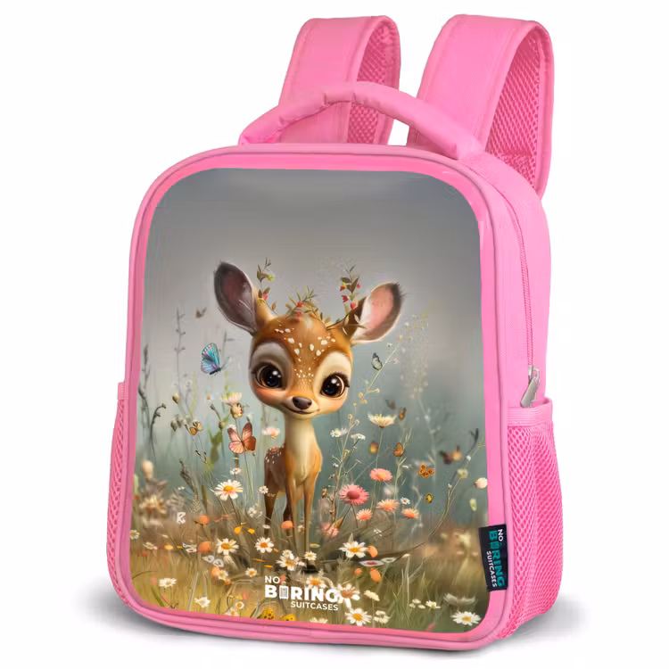 Kinderrugzak met naam - Roze - Valerie veldhertje — 6