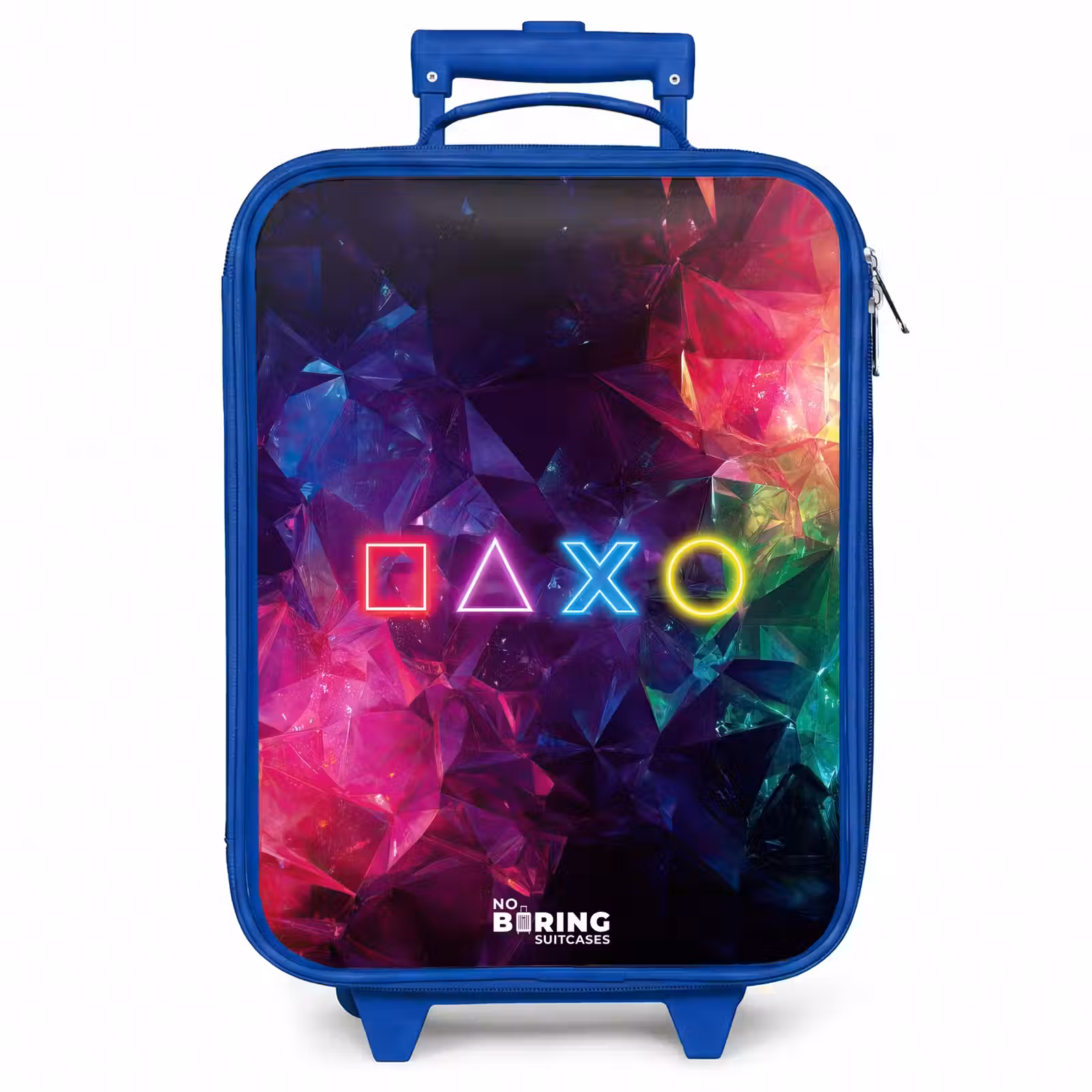 Kinderkoffer - Blauw - Controller - Symbolen - Neon — 1