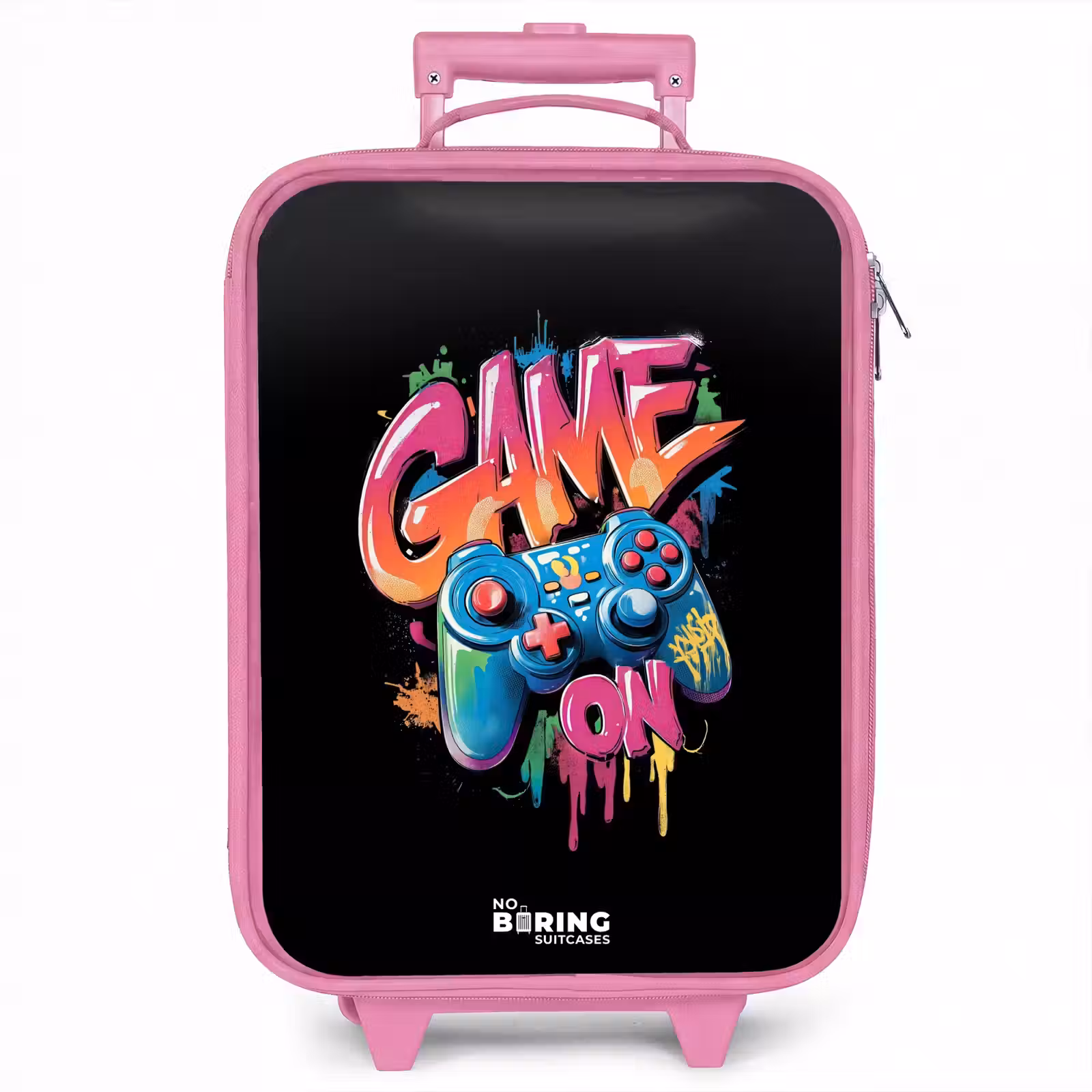 Kinderkoffer - Roze - Game - Controller - Graffiti - Neon — 1
