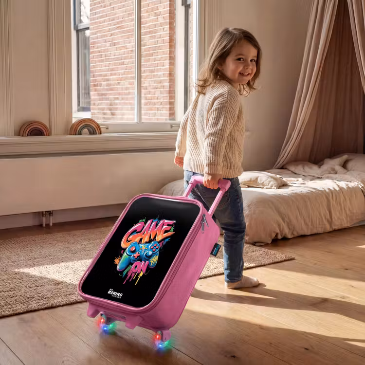 Kinderkoffer - Roze - Game - Controller - Graffiti - Neon — 3