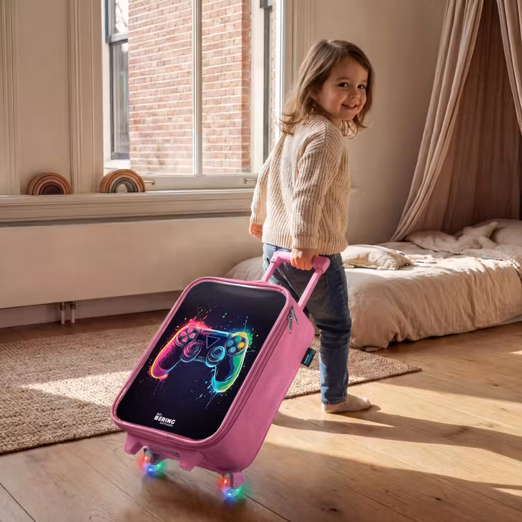 Kinderkoffer - Roze - Game - Controller - Kleurrijk — 3