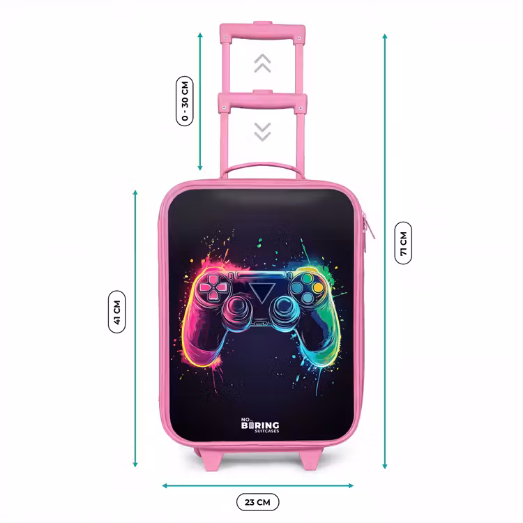 Kinderkoffer - Roze - Game - Controller - Kleurrijk — 6