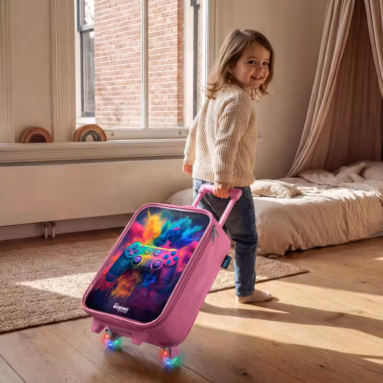 Kinderkoffer - Roze - Game - Controller - Kleurrijk - Explosie — 3
