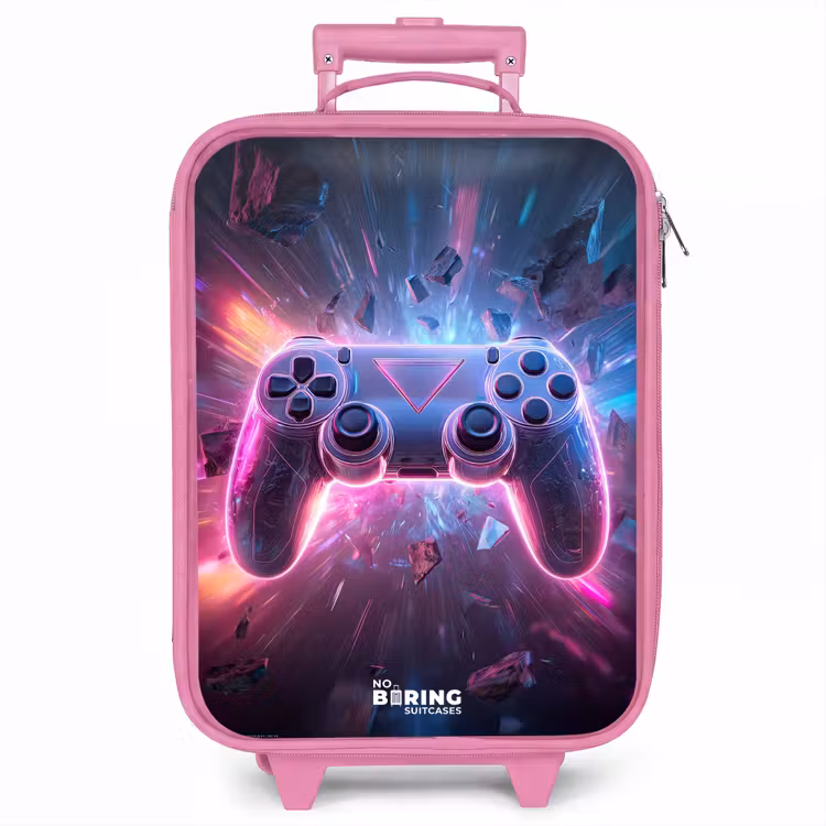 Kinderkoffer - Roze - Game - Controller - Neon — 1