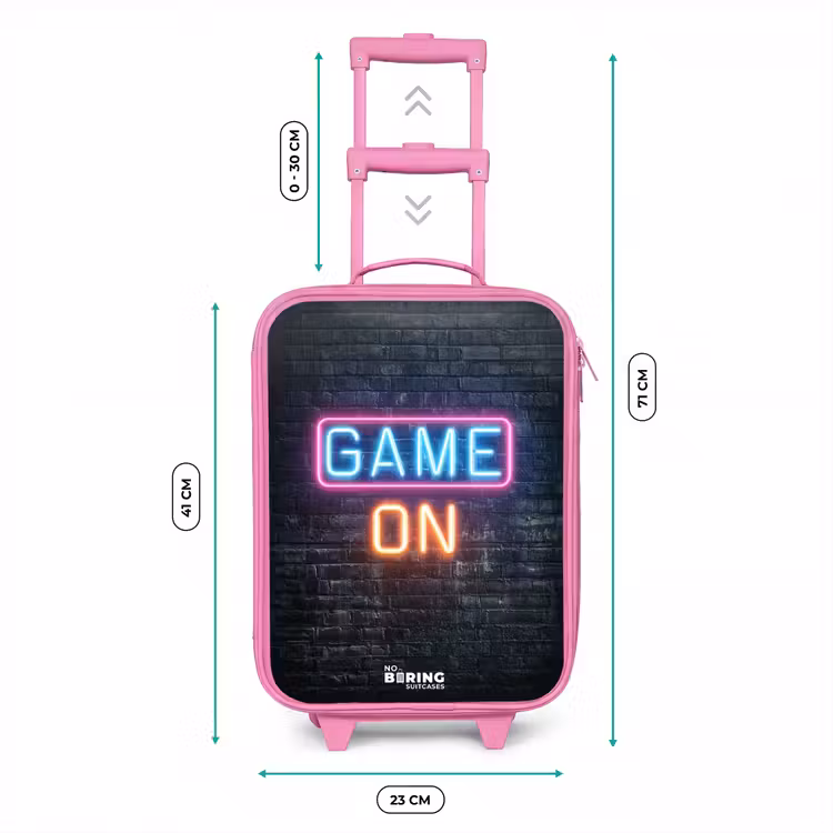 Kinderkoffer - Roze - Game - Letters - Neon — 6