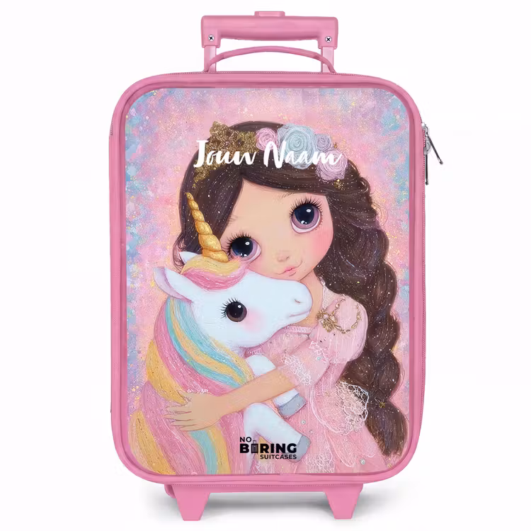 Kinderkoffer - Roze - Meisje - Eenhoorn - Glitter — 1
