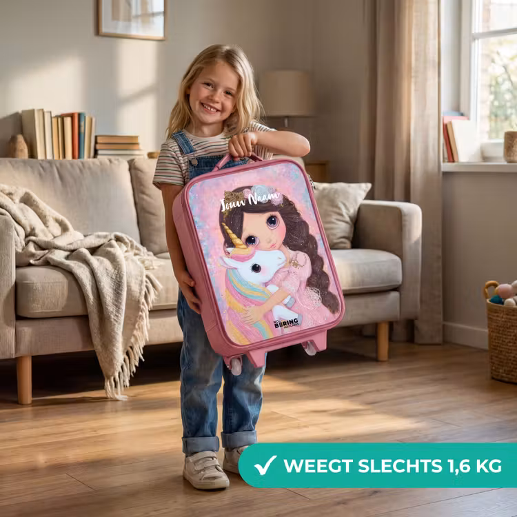 Kinderkoffer - Roze - Meisje - Eenhoorn - Glitter — 2