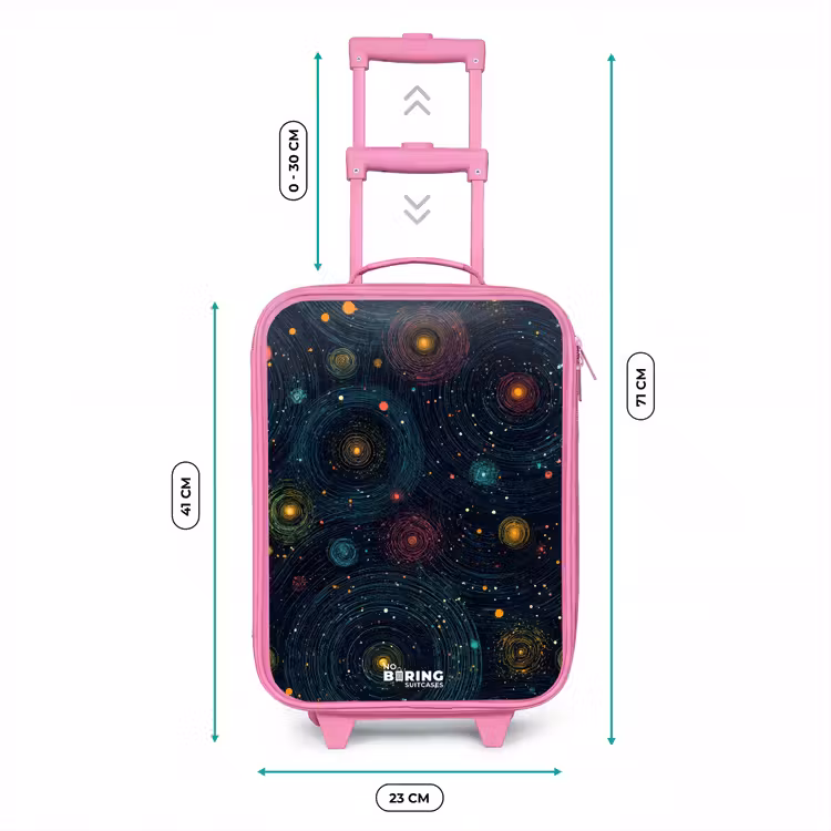 Kinderkoffer - Roze - Sterren - Planeten - Kleurrijk — 6