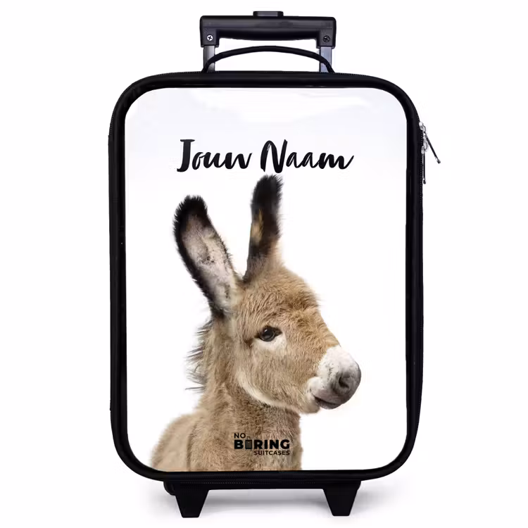 Kinderkoffer met naam - Zwart - Eddy Ezel — 1