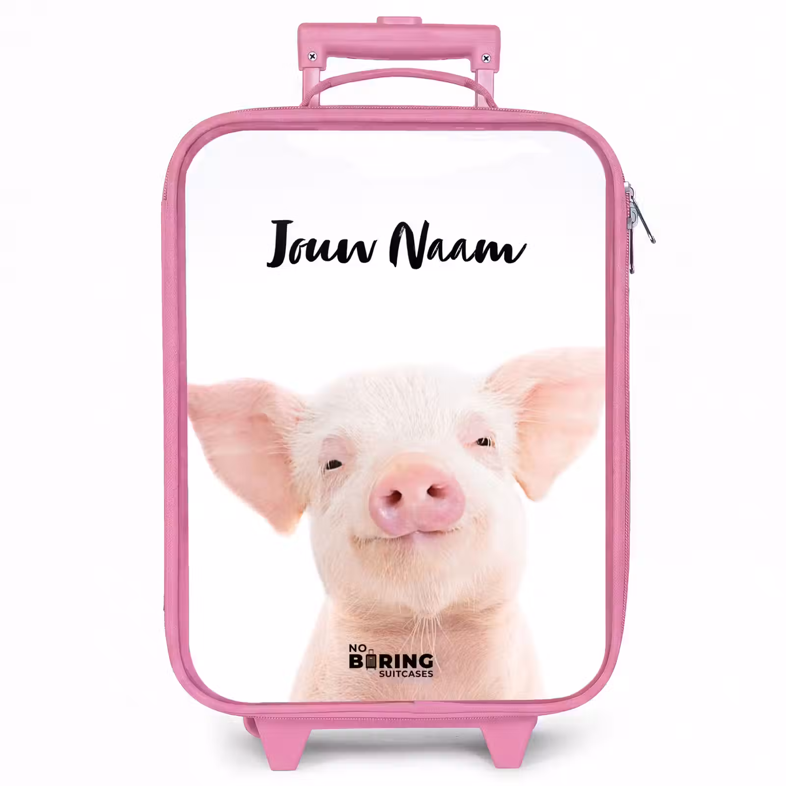 Kinderkoffer met naam - Roze - Binky Big — 1