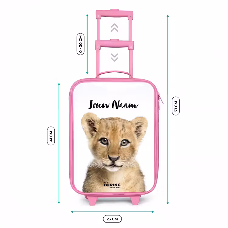 Kinderkoffer met naam - Roze - Winnie Welpje — 6