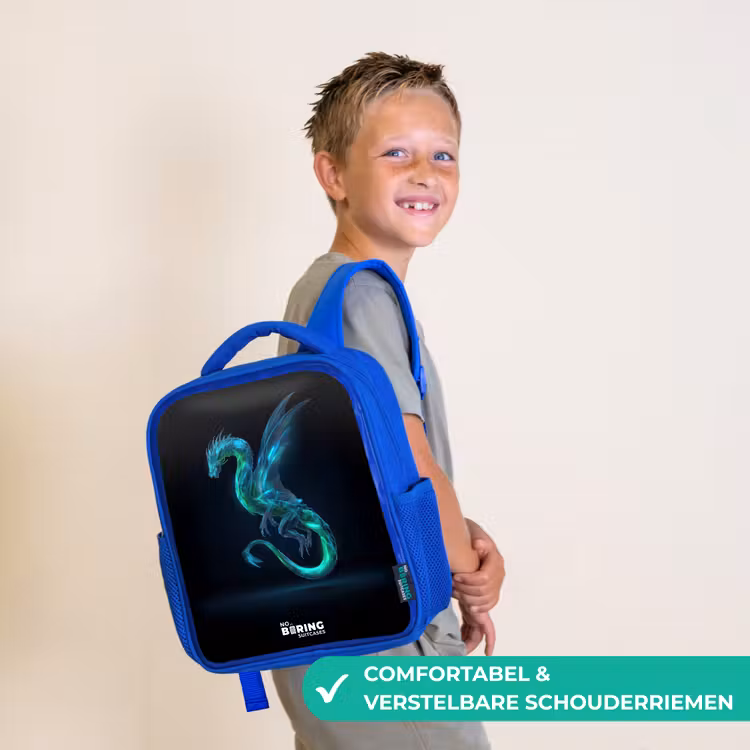 Kinderrugzak - Blauw - Legendarische cyberdraak — 4