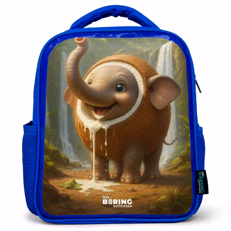Kinderrugzak - Blauw - Coconote Elephante — 1