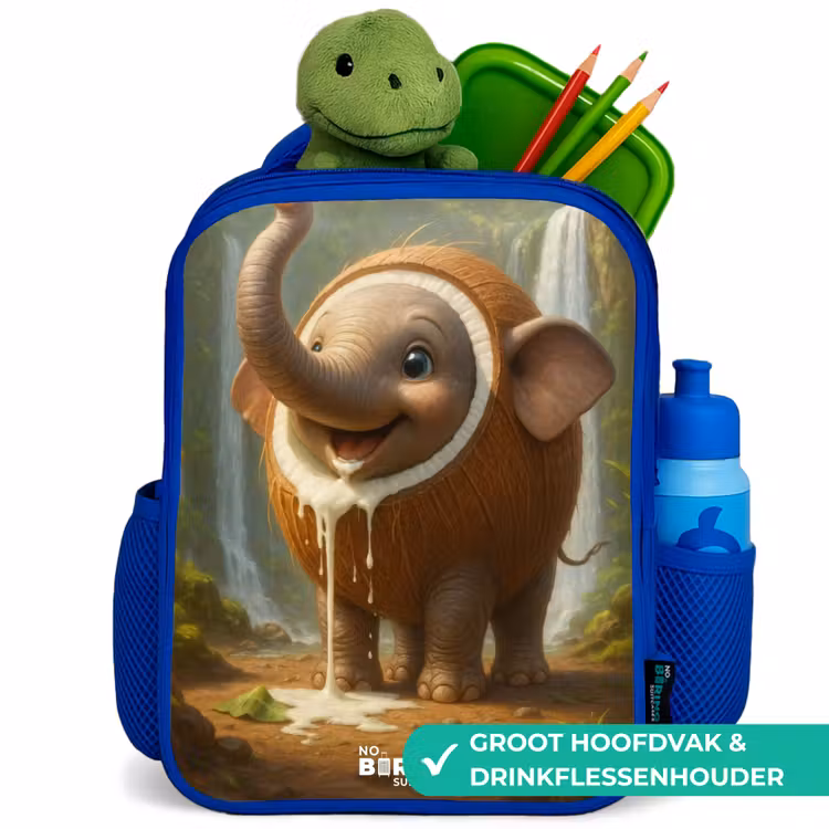 Kinderrugzak - Blauw - Coconote Elephante — 5