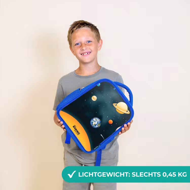 Kinderrugzak - Blauw - Ruimte met planeten — 2