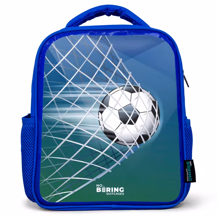Kinderrugzak - Blauw - Bal in het goal — 1