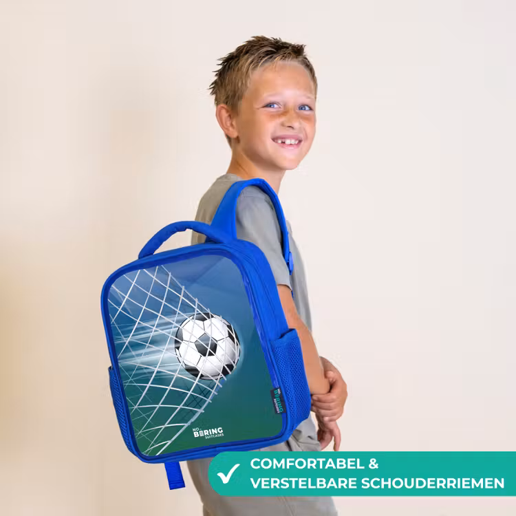 Kinderrugzak - Blauw - Bal in het goal — 4