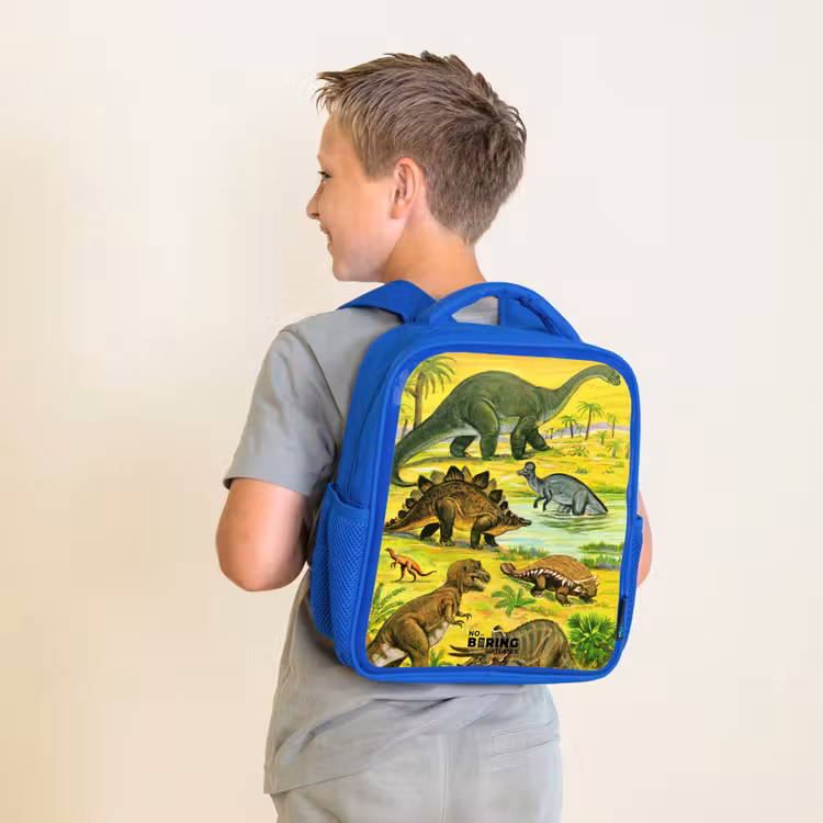 Kinderrugzak - Blauw - Dino's bij het water — 3