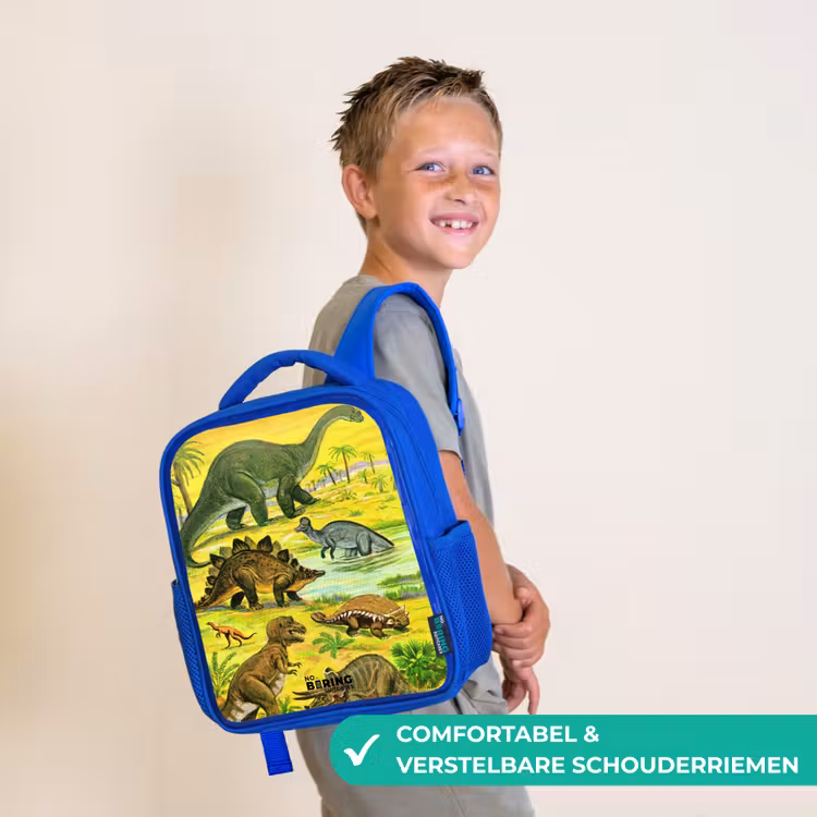 Kinderrugzak - Blauw - Dino's bij het water — 4