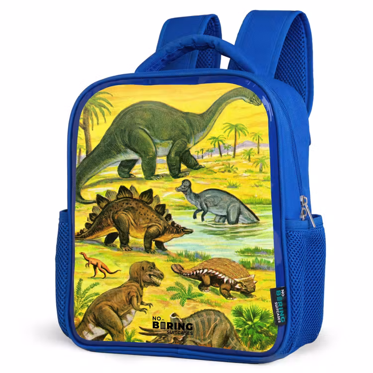 Kinderrugzak - Blauw - Dino's bij het water — 9