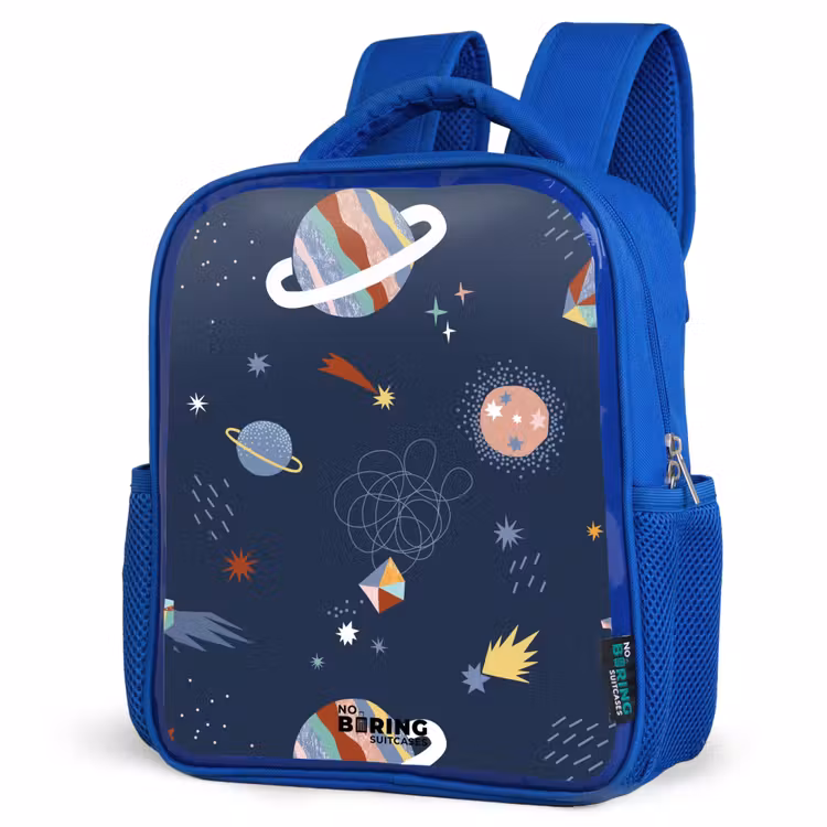 Kinderrugzak - Blauw - Planeten in de hemel — 9