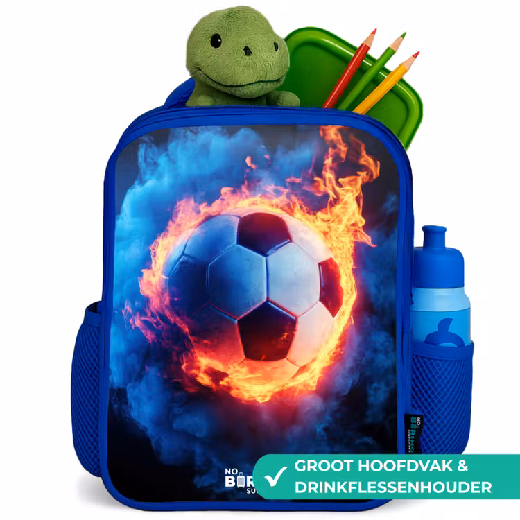 Kinderrugzak - Blauw - Voetbal in vuur en ijs — 5