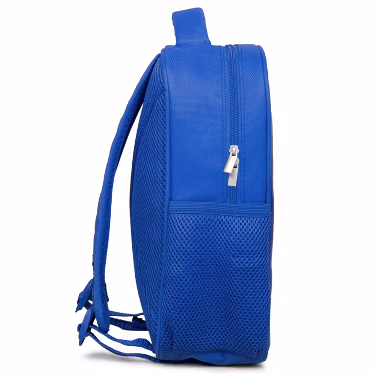 Kinderrugzak - Blauw - Giraf en olifant bij beekje in de Jungle — 8