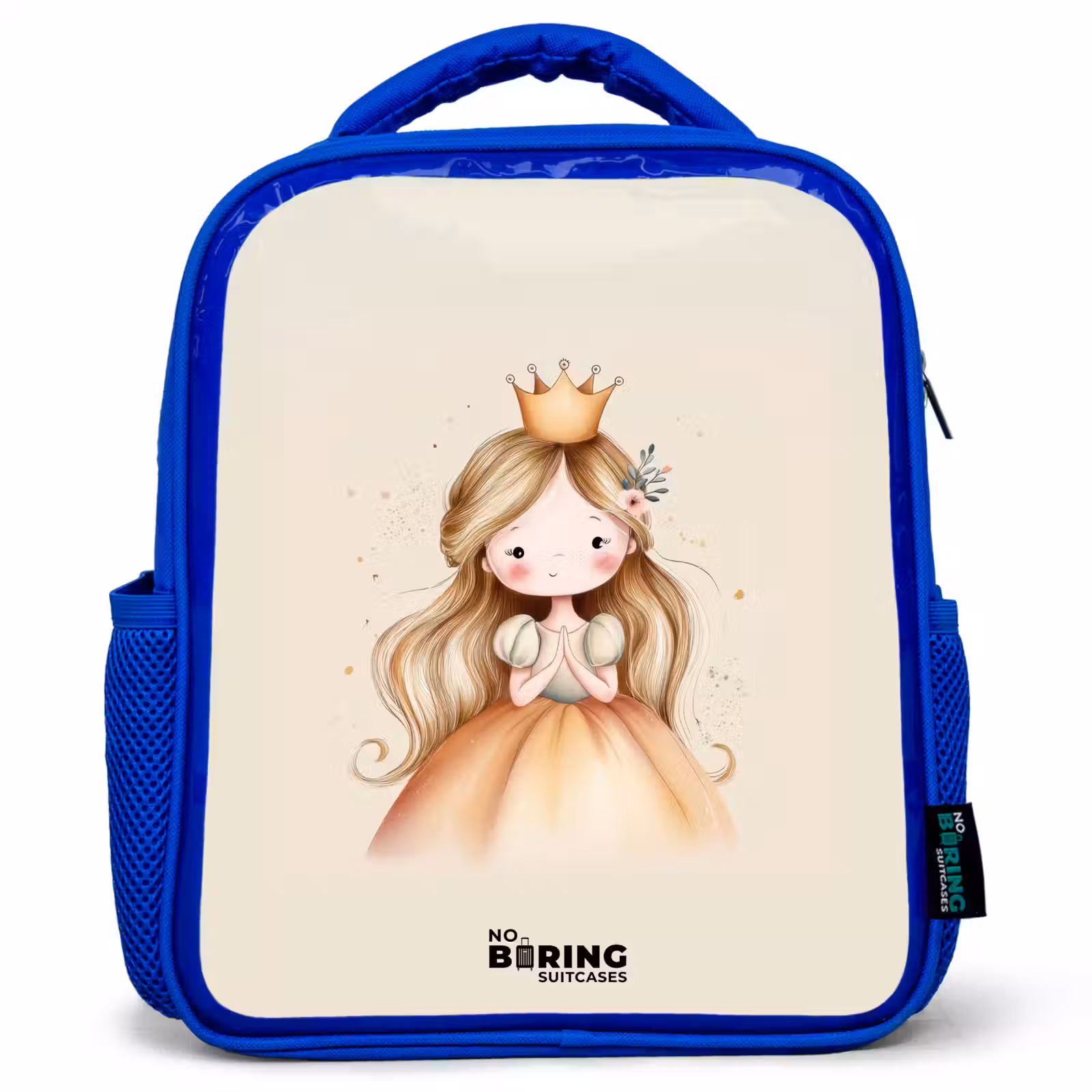 Kinderrugzak - Blauw - Prinses in gouden tinten — 1