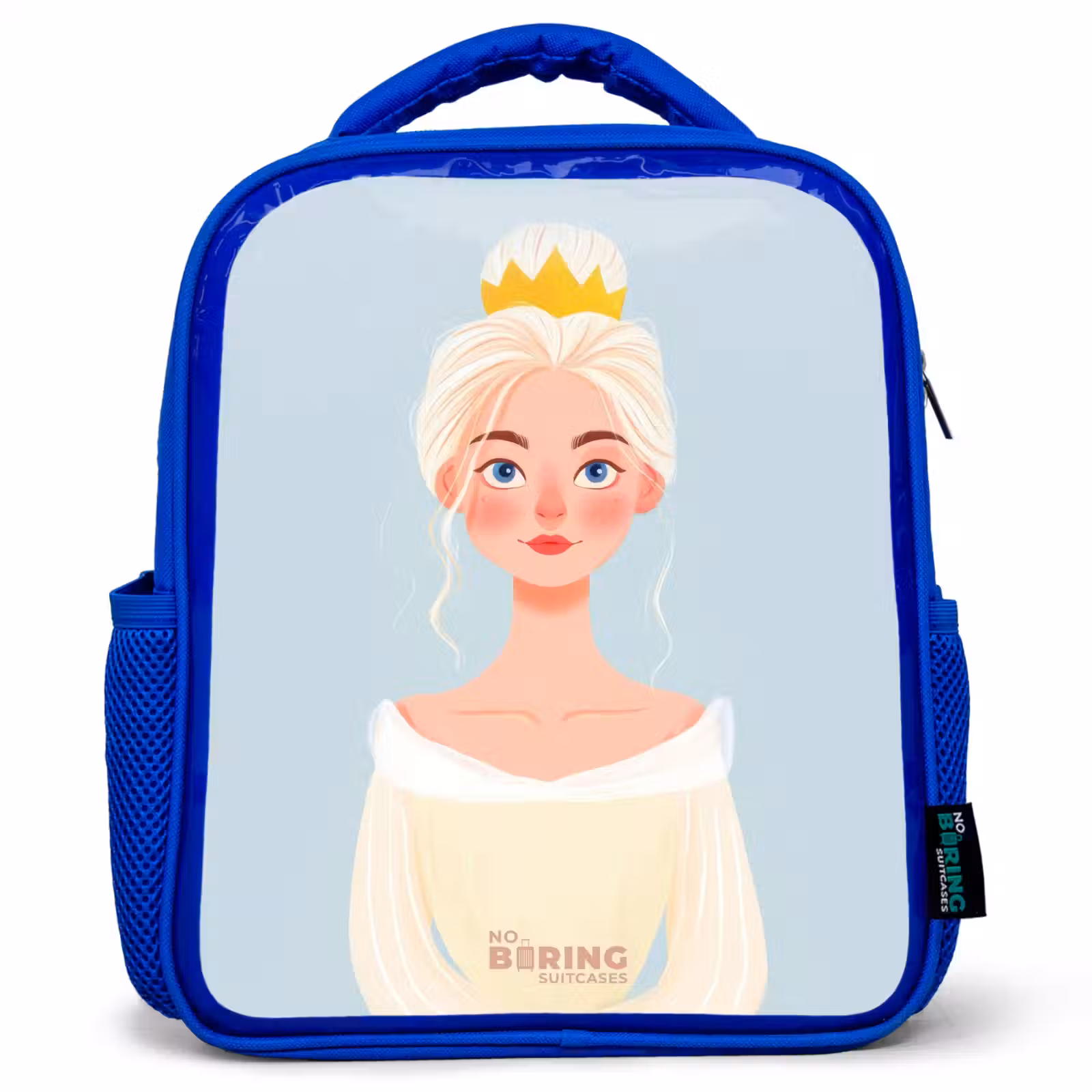 Kinderrugzak - Blauw - Prinses met een gouden kroon - Blauw — 1