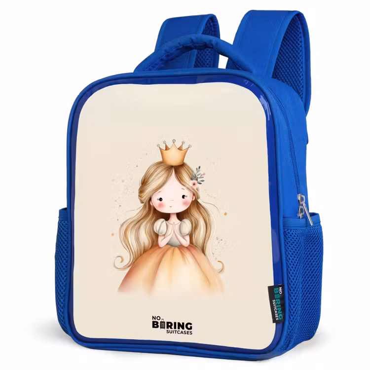 Kinderrugzak - Blauw - Prinses in gouden tinten — 9