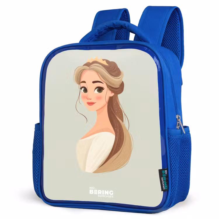 Kinderrugzak - Blauw - Prinses met een tiara - Groen — 9