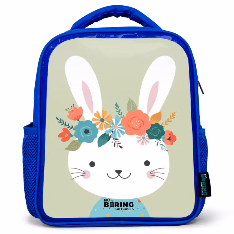 Kinderrugzak - Blauw - Hippie haas — 1