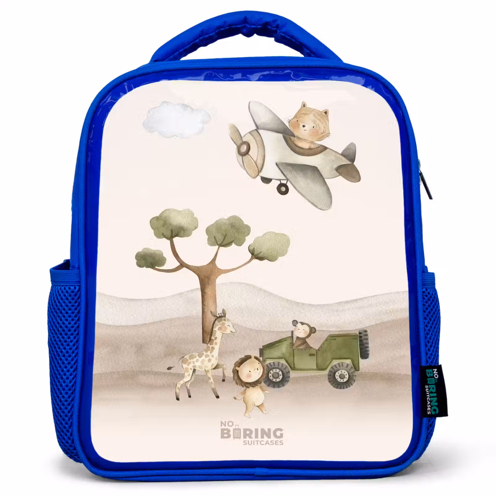 Kinderrugzak - Blauw - Dieren op safari — 1