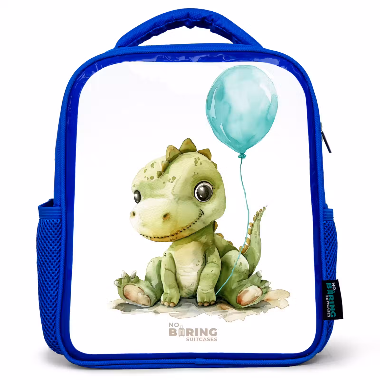 Kinderrugzak - Blauw - Dino met blauwe ballon — 1