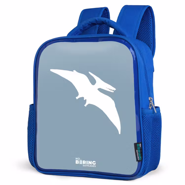Kinderrugzak - Blauw - Blauw met Pteranodon dino — 9