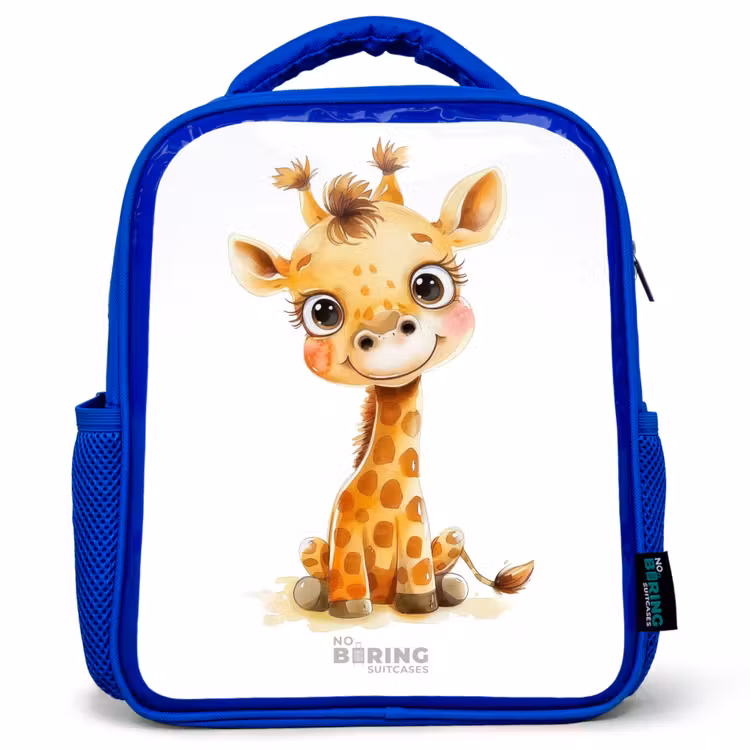 Kinderrugzak - Blauw - Baby giraffe — 1