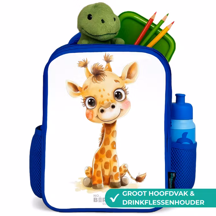 Kinderrugzak - Blauw - Baby giraffe — 5